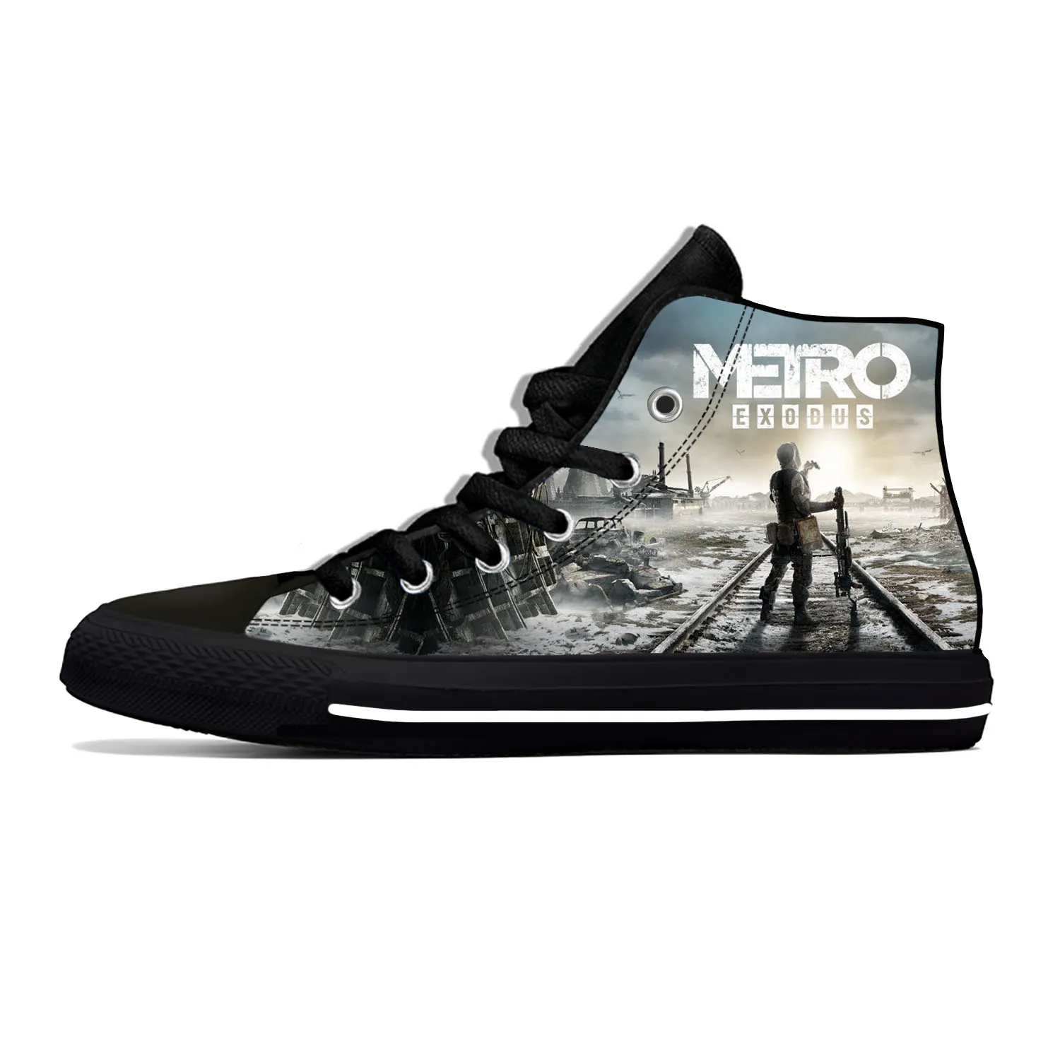 

Game Metro Exodus 3D Print High Top Sneakers Mens Womens Teenager Casual Shoes Canvas Running Shoes Breathable Lightweight shoe