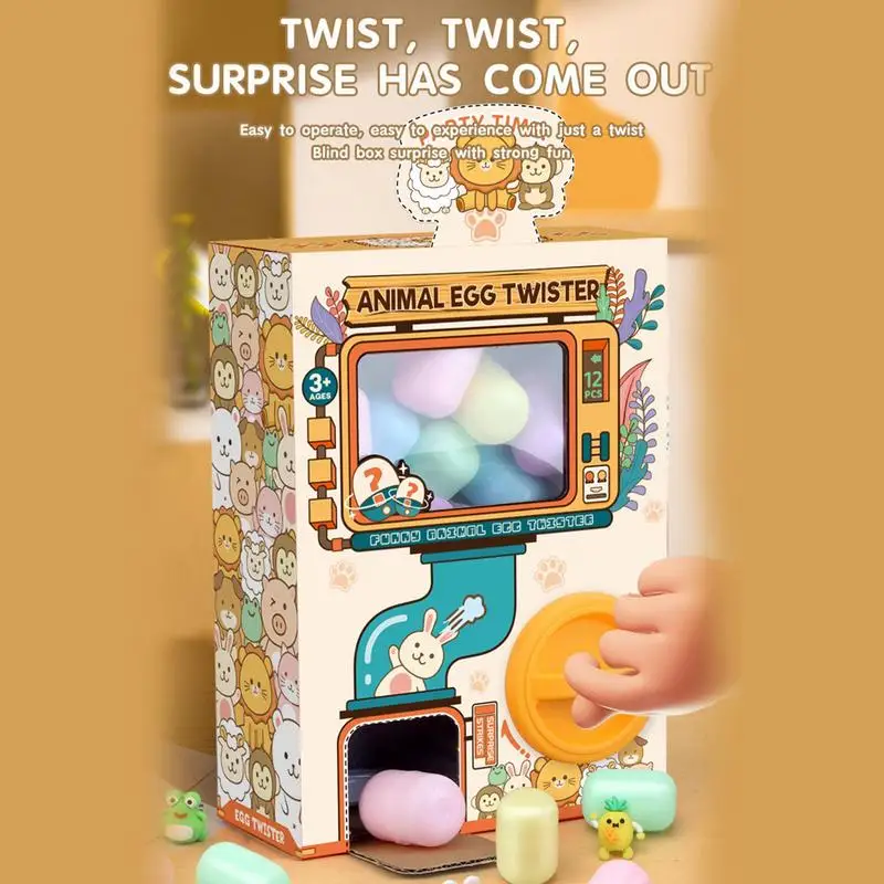 

Claw Machine Toy Vending Machine Twist Egg Machine Toy Christmas Toy Prizes Mini Cartoon Coin Operated Play Game Claw Crane Toy