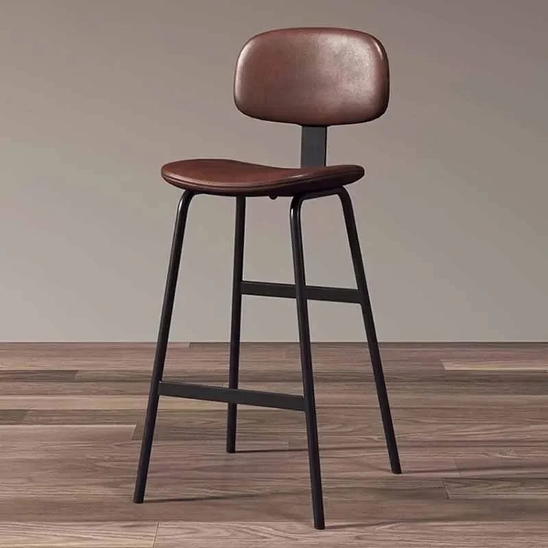 Nordic High Counter Bar Stool Minimalistic Leather Makeup Modern Bar Chair Reception Desk Sillas De Bar Room Aesthetic Decor
Nordic High Counter Bar Stool Minimalistic Leather Makeup Modern Bar Chair Reception Desk Sillas De Bar Room Aesthetic Decor