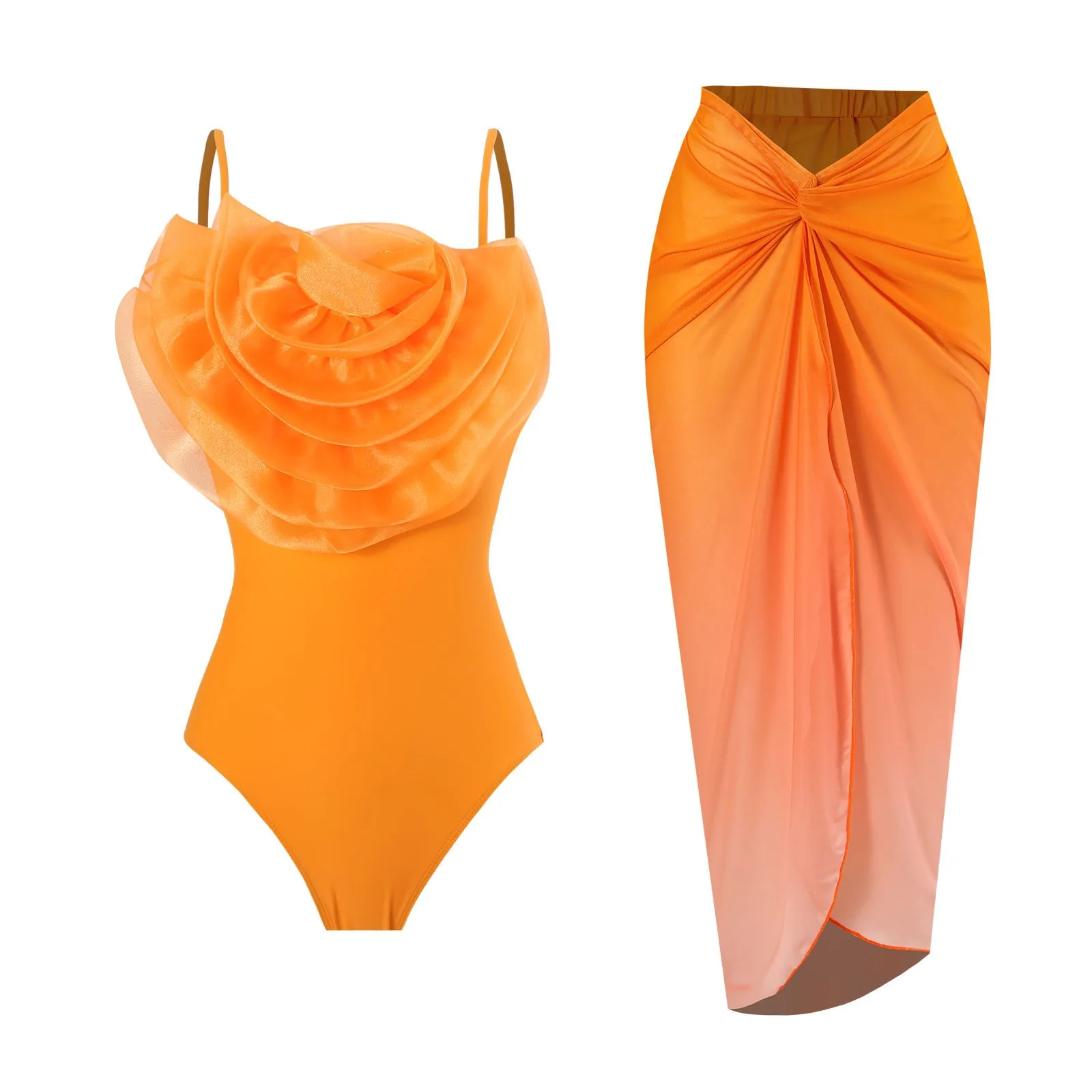 2024 Bikini Floral Ruffled Bikini Set Women 3d Flower High Waist Two Piece Swimsuit Beach Skirt Bathing Suit Swimwear Biquinis
2024 Bikini Floral Ruffled Bikini Set Women 3d Flower High Waist Two Piece Swimsuit Beach Skirt Bathing Suit Swimwear Biquinis