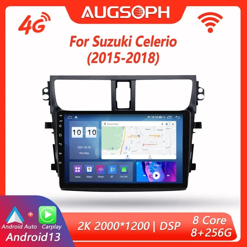 Автомобильный радиоприемник Android 13 для SSuzuki CELERIO 2015-2018,9 дюймов мультимедийный плеер с 4G WiFi Carplay и 2Din GPS
Автомобильный радиоприемник Android 13 для SSuzuki CELERIO 2015-2018,9 дюймов мультимедийный плеер с 4G WiFi Carplay и 2Din GPS