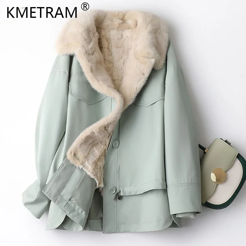 Real Fur Parkas Womens Clothing Fashion Luxury Mink Fur Liner Fur Coat for Women 2023 Winter Autumn Turn Down Collar Ropa Mujer
Real Fur Parkas Womens Clothing Fashion Luxury Mink Fur Liner Fur Coat for Women 2023 Winter Autumn Turn Down Collar Ropa Mujer