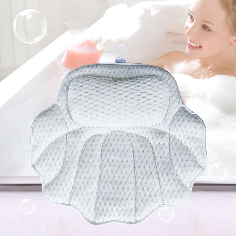 Spa Neck Pillow Washable Bathtub Multifunctional Massage Pillow Shell-shape White High Quality Hotel Home Pillows
Spa Neck Pillow Washable Bathtub Multifunctional Massage Pillow Shell-shape White High Quality Hotel Home Pillows