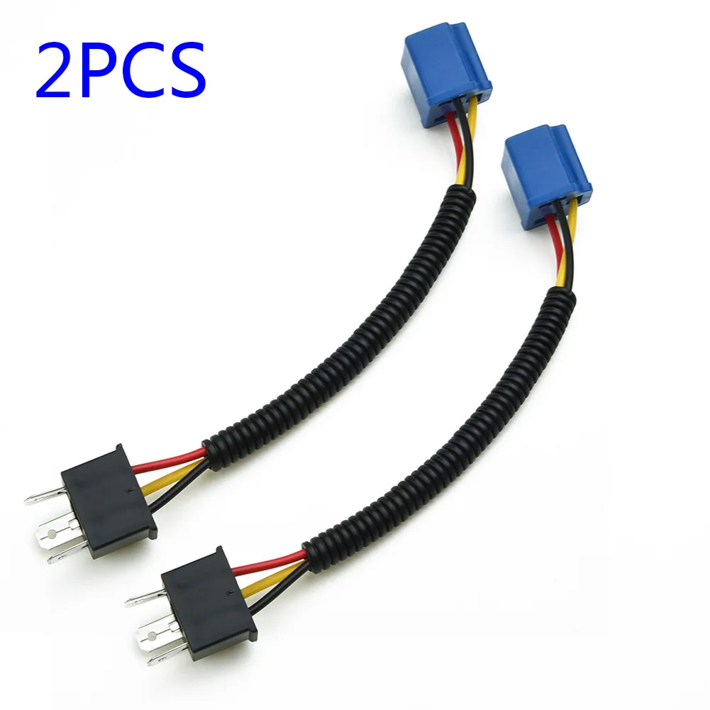 Plastic+Ceramic H4 socket connector Plug Adapter 2pcs/kit Bulb For car For motorcycle Headlight Male & female Wiring Harness
Plastic+Ceramic H4 socket connector Plug Adapter 2pcs/kit Bulb For car For motorcycle Headlight Male & female Wiring Harness