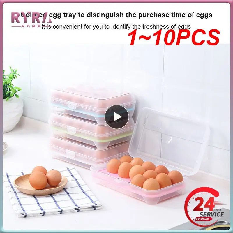 

1 ~ 10 шт. двухуровневый ящик для хранения, холодильник с пипеткой для яиц, кухонный Специальный выдвижной ящик для предметов, контейнер для пищевых продуктов