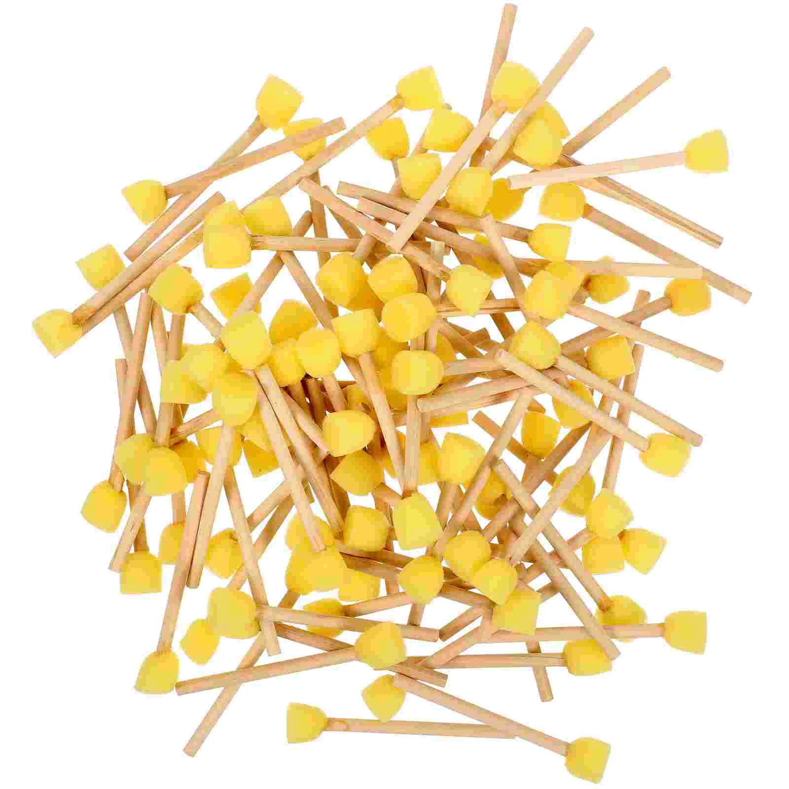 100 Pcs Sponge Brush with Wooden Handle Paint Brushes for Kids Foam Round Drawing Kit Sea Painting
100 Pcs Sponge Brush with Wooden Handle Paint Brushes for Kids Foam Round Drawing Kit Sea Painting