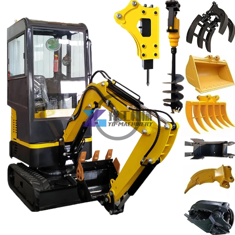 

Free Shipping!!! 1000kg Hydraulic Mini Excavator with Competitive Prices