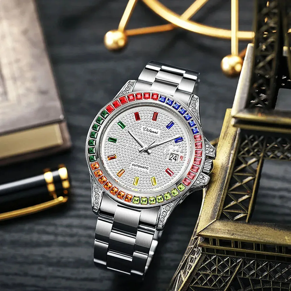 2023 NEW Fashion Brand Luxury Rainbow Circle Automatic Watch Men Mechanical Wristwatch Men Stainless Steel Clock Reloj Hombre
2023 NEW Fashion Brand Luxury Rainbow Circle Automatic Watch Men Mechanical Wristwatch Men Stainless Steel Clock Reloj Hombre