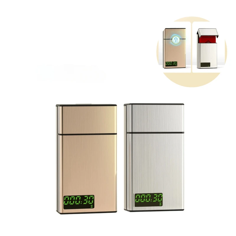 Portable Timed Smart Cigarette Box To Assist Smoking Cessation and Control Artifact Aluminum Alloy Lock Box
Portable Timed Smart Cigarette Box To Assist Smoking Cessation and Control Artifact Aluminum Alloy Lock Box
