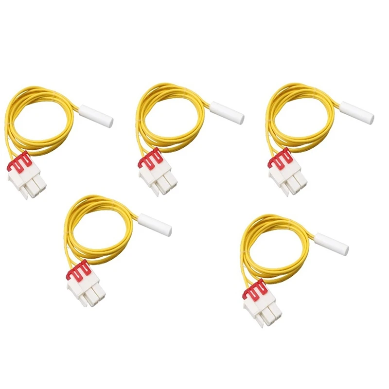 

5Pcs DA32-00006W Refrigerator Defrost Temp Sensor Replacement for Samsung AP41336842 DA32-10105R DA32-10105R