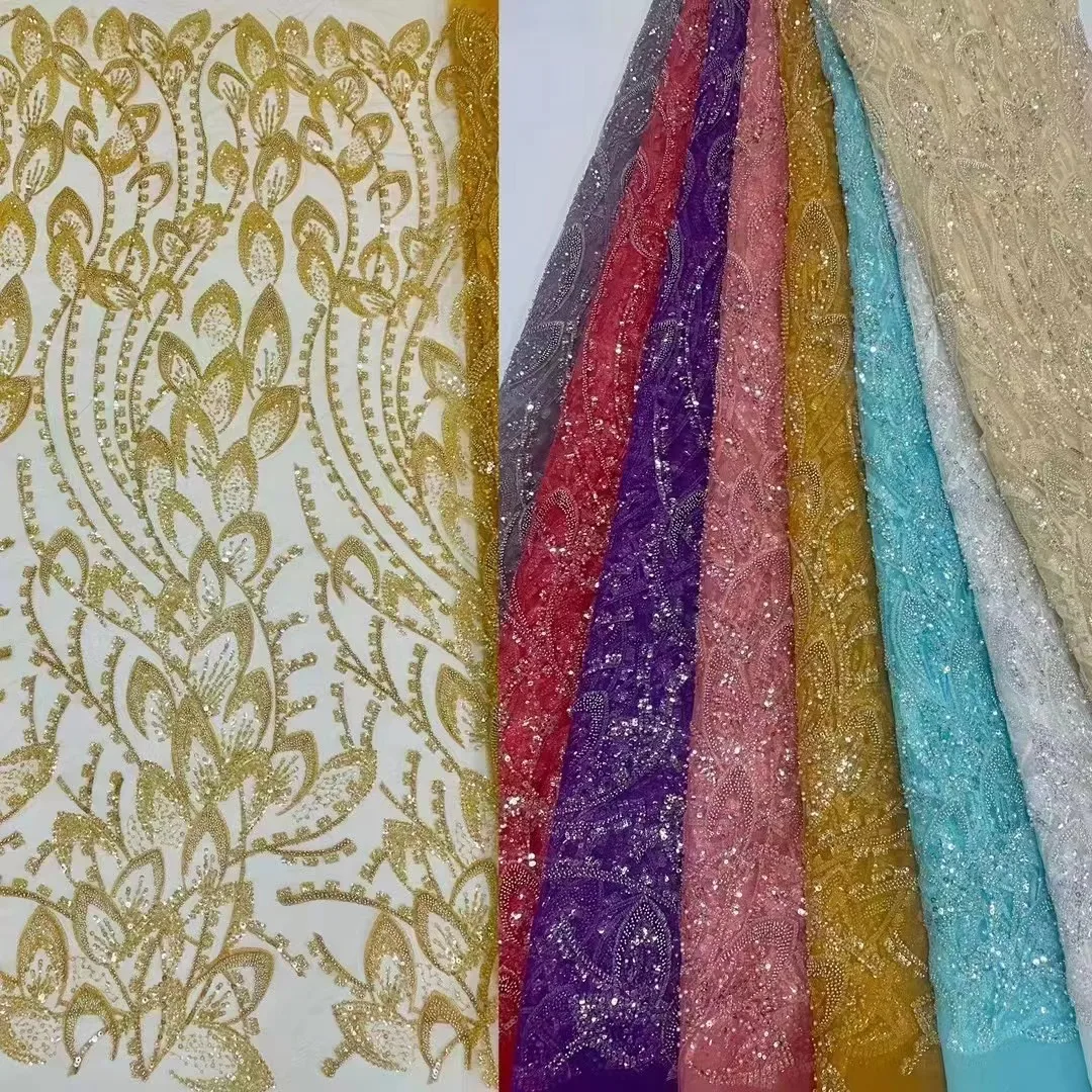 Luxury wy62-6--5# Lace 2023 New Princess 5 Yards Beads Embroidery Sawing Wedding Dress/Gown/Party Occasion
Luxury wy62-6--5# Lace 2023 New Princess 5 Yards Beads Embroidery Sawing Wedding Dress/Gown/Party Occasion