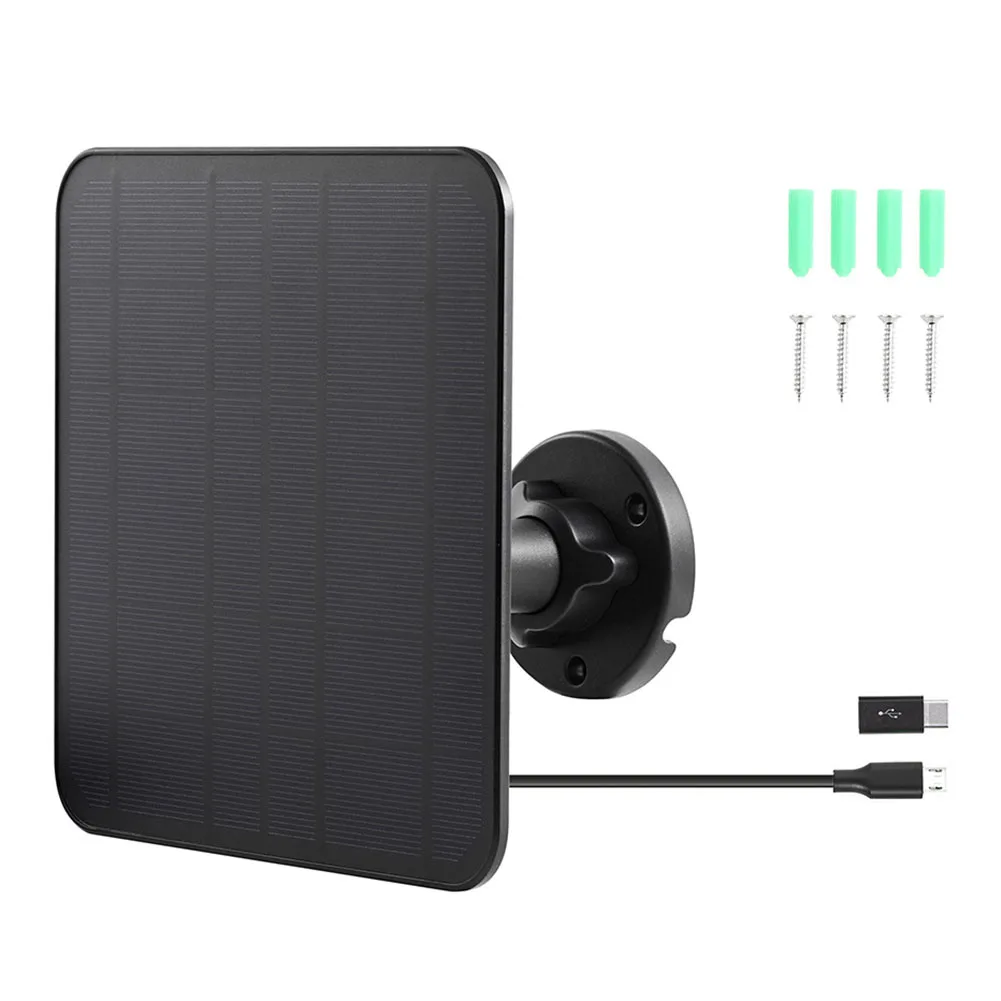 5W Solar Panel Charger for Ring Video Doorbell Efficient Charging in Outdoor Settings Includes Fork Connector Cable
5W Solar Panel Charger for Ring Video Doorbell Efficient Charging in Outdoor Settings Includes Fork Connector Cable
