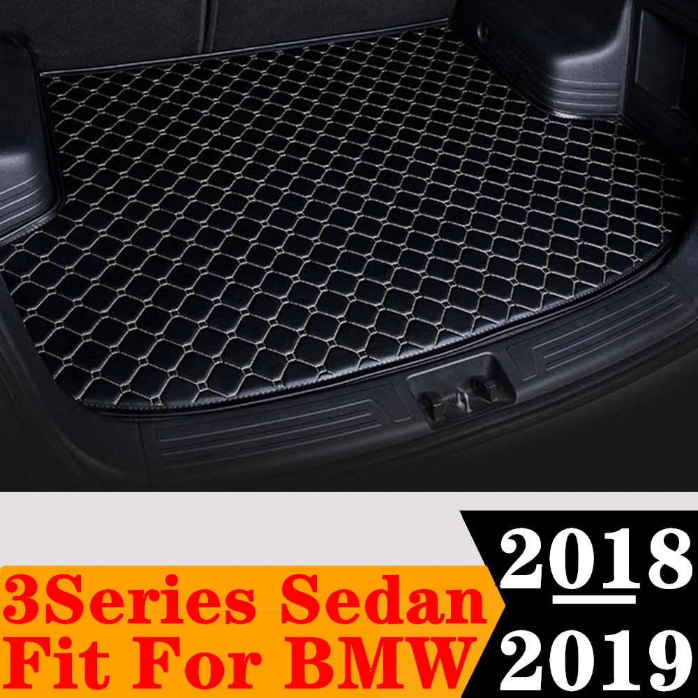 

Коврик для багажника автомобиля, подходит для BMW 3 серии Sedan 2018 2019, задний поднос для груза, поднос для багажника, коврик для багажа, ковер, аксессуары для внутренних деталей