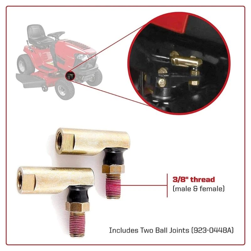 1 Pair Ball joint Tie Rod End 723-0448 for MTD Cub-Cadet Toro112-0917 Lawn Garden Tractors Replacement Parts Accessories
1 Pair Ball joint Tie Rod End 723-0448 for MTD Cub-Cadet Toro112-0917 Lawn Garden Tractors Replacement Parts Accessories