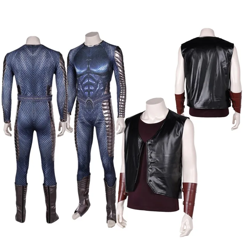 Arthur Curry Cosplay Costume TV The Lost Kingdom Fantasy Adult Men Jumpsuit Vest Outfits Halloween Carnival Disguise Suit
Arthur Curry Cosplay Costume TV The Lost Kingdom Fantasy Adult Men Jumpsuit Vest Outfits Halloween Carnival Disguise Suit