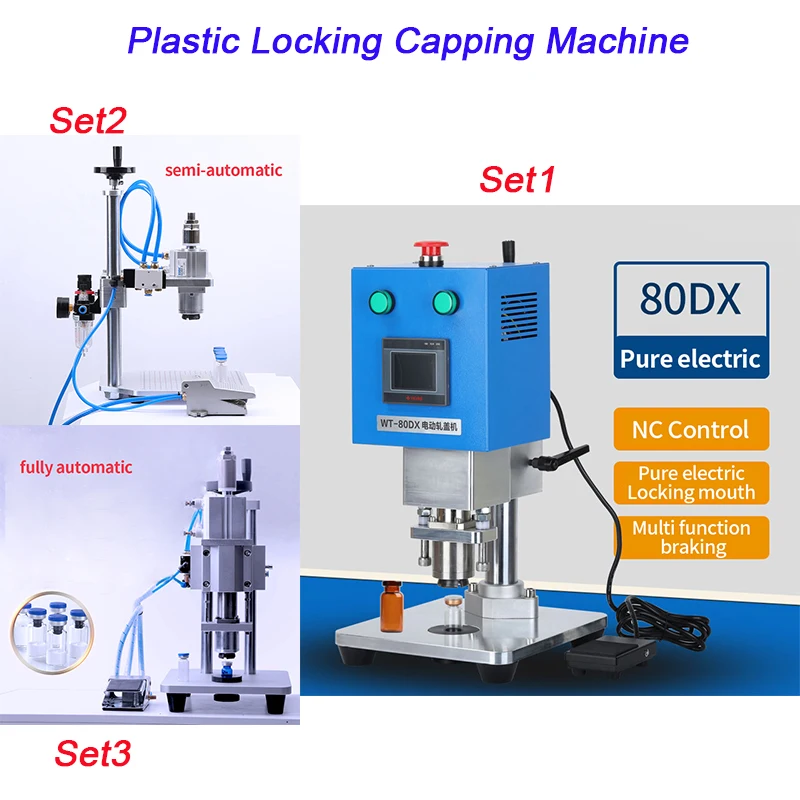 80DX Oral Liquid Bottles Vials Sealing Machine Essential Oil Bottle Locking Cap Stainless Steel Aluminum Plastic Capping Machine
80DX Oral Liquid Bottles Vials Sealing Machine Essential Oil Bottle Locking Cap Stainless Steel Aluminum Plastic Capping Machine