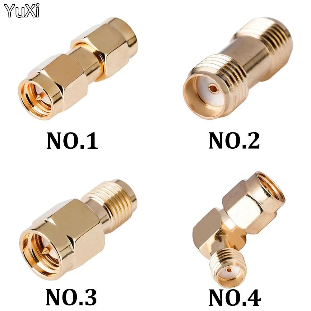 RP SMA Male Female to SMA Male Female Straight and 90 Degree Right Angle RF Coaxial coax Adapter Connector Combination 4 piece
RP SMA Male Female to SMA Male Female Straight and 90 Degree Right Angle RF Coaxial coax Adapter Connector Combination 4 piece