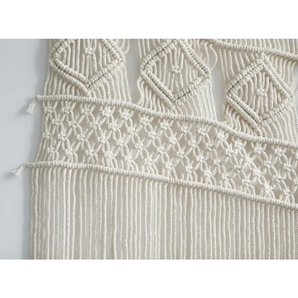 Large Boho Macrame Door Curtain 52"×57" 6 Sd6e5ef1437804321a562f3fa6fa9f921B