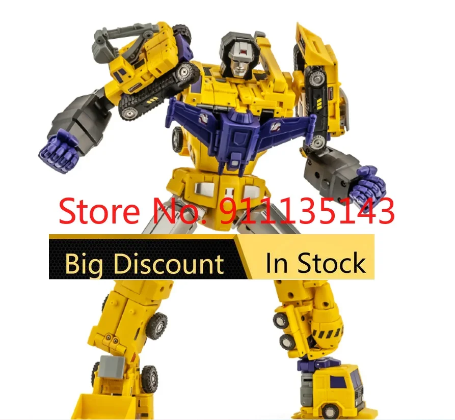 

NewAge NA H34Y Hephaestus Devastator Yellow Version 3rd Party Third Party Action Figure Toy In Stock