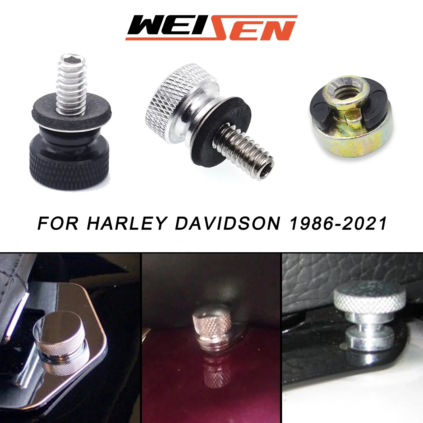 Motorcycle Seat Bolt Tab Screw For Harley Davidson Touring Road King Street Glide Softail Dyna Sportster XL Street Bob 1986-2024
Motorcycle Seat Bolt Tab Screw For Harley Davidson Touring Road King Street Glide Softail Dyna Sportster XL Street Bob 1986-2024