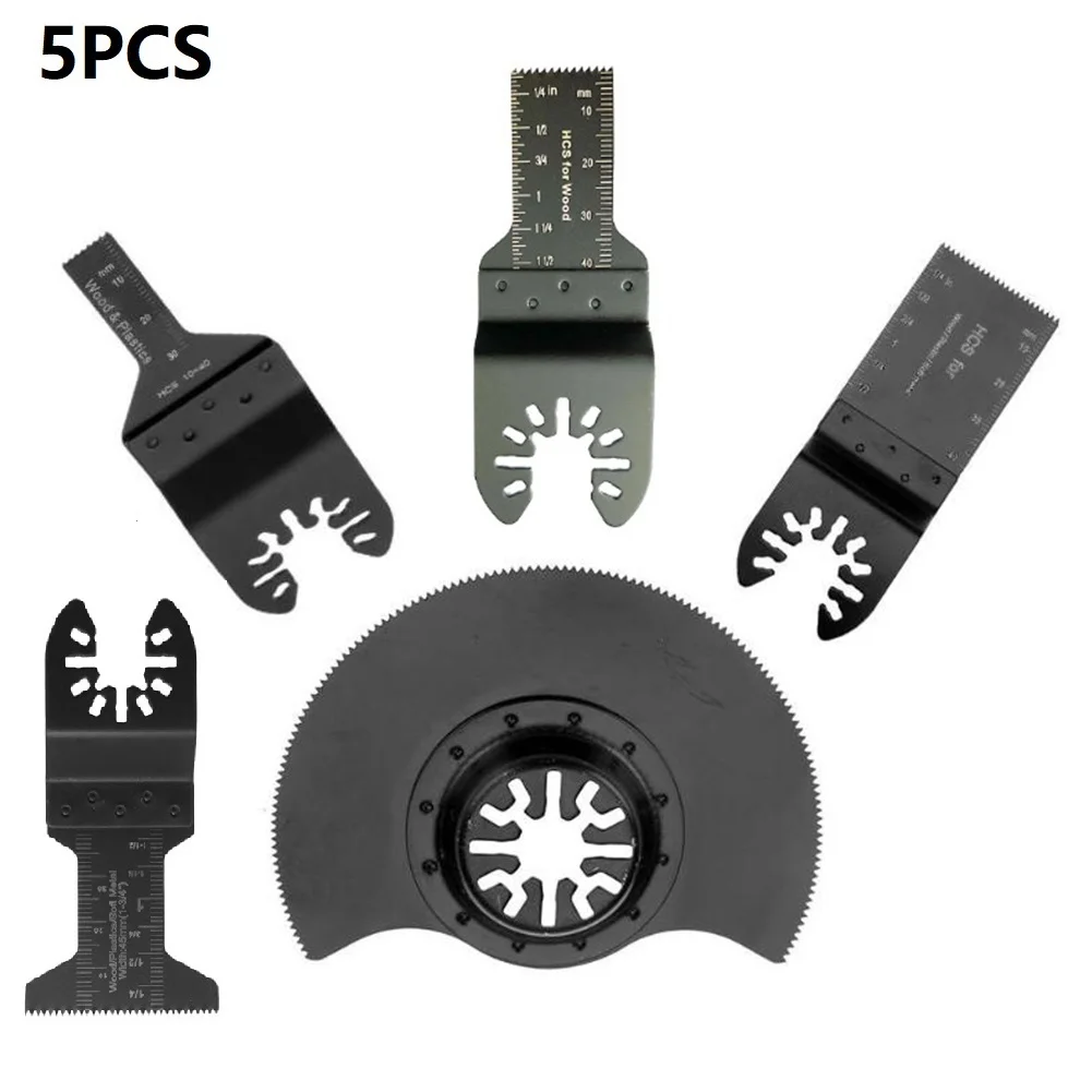 Universal Interface Oscillating Tool Power Tools Wood 10mm 20mm 34mm 45mm 5pcs 88mm Black Blades High Carbon Steel
Universal Interface Oscillating Tool Power Tools Wood 10mm 20mm 34mm 45mm 5pcs 88mm Black Blades High Carbon Steel