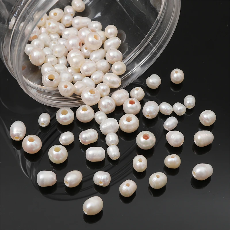 Natural Freshwater Pearl Beads High Quality Irregular Shape Punch Loose Beads for Women Jewelry Making DIY Necklace Bracelet
Natural Freshwater Pearl Beads High Quality Irregular Shape Punch Loose Beads for Women Jewelry Making DIY Necklace Bracelet