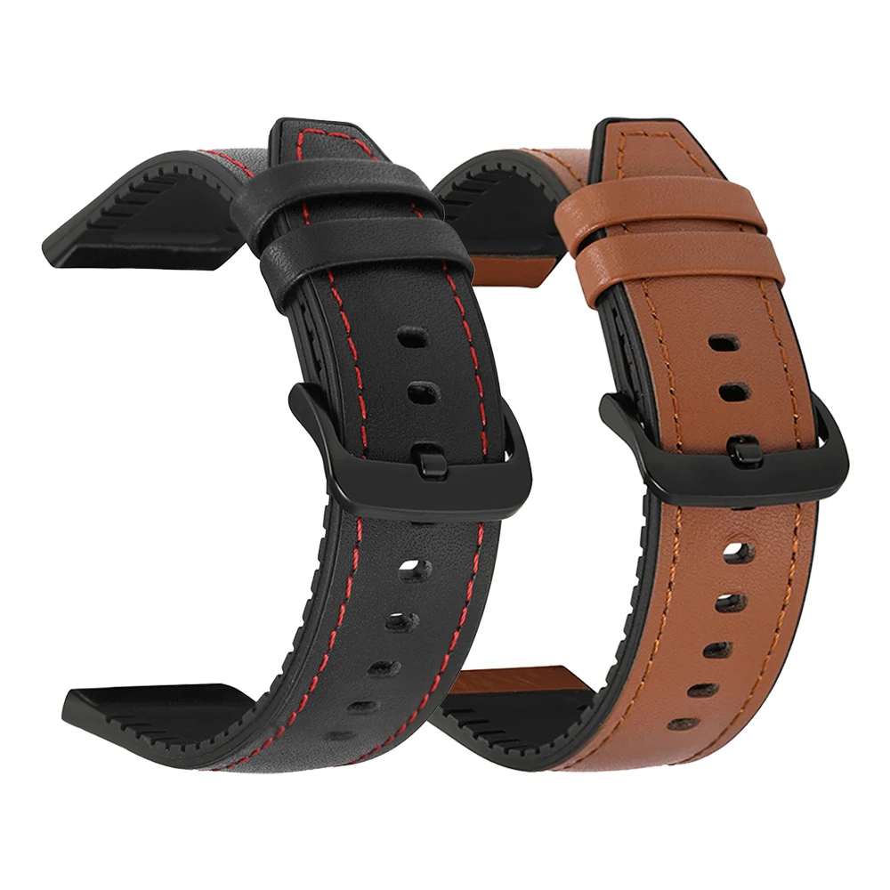 

For Samsung Galaxy 3 41mm 45mm Strap Leather Silicone Smart 20 22mm Bracelet For Galaxy Watch 42mm 46mm/Gear S3 Frontier S2 Band