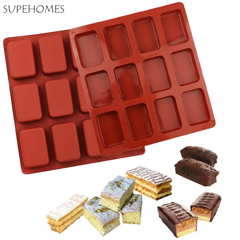 Kitchen Bakeware Bread Pan For Kitchen Baking 12 Cavity Baking Mold Silicone Brownie Pan Cake Moulds Mousse Making Mould
Kitchen Bakeware Bread Pan For Kitchen Baking 12 Cavity Baking Mold Silicone Brownie Pan Cake Moulds Mousse Making Mould