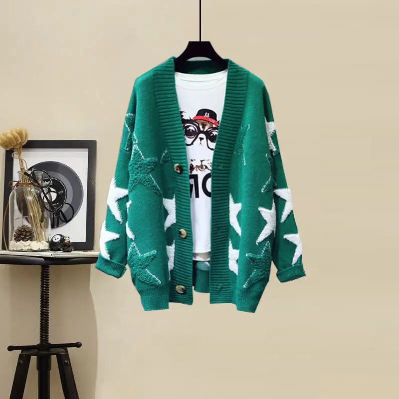 Women Knit Loose Grunge Outerwear 2023 Autumn Winter New High Street Sweater Jacket Single-breasted Jacquard Chic Cardigan Y2k
Women Knit Loose Grunge Outerwear 2023 Autumn Winter New High Street Sweater Jacket Single-breasted Jacquard Chic Cardigan Y2k
