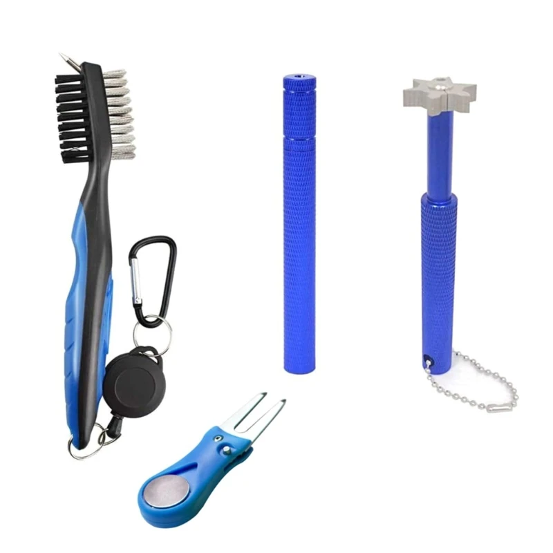 Golf Clean Tool Set Soft Bristles Double Sided Golf Club Brush Golf Club Sharpener Golf Cleaning Accessory 57QC
Golf Clean Tool Set Soft Bristles Double Sided Golf Club Brush Golf Club Sharpener Golf Cleaning Accessory 57QC