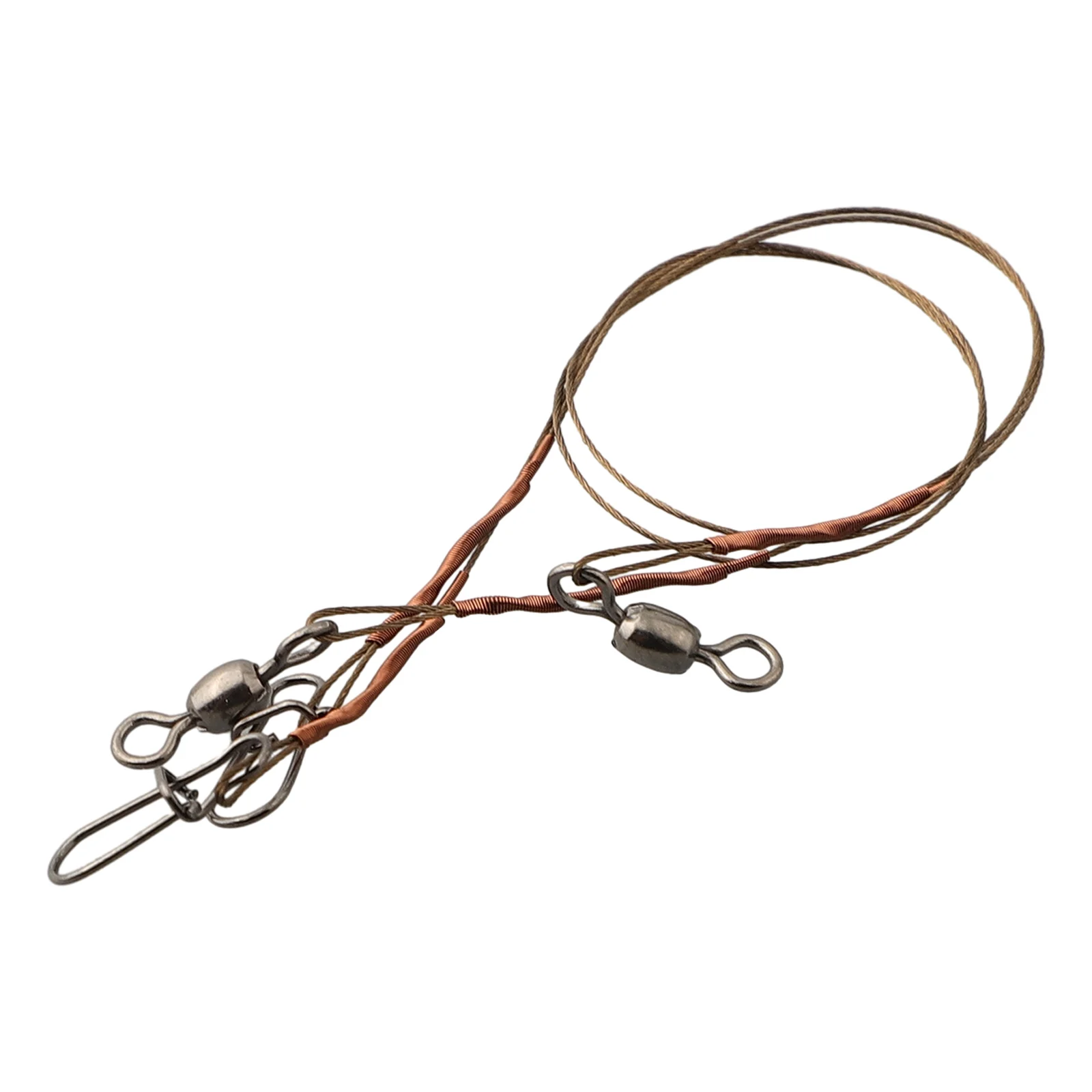 2pcs/Pack Fishing Line Steel Wire Leader With Snap Swivels Wire Leadcore Leash High Quality Stainless Steel Fishing Tools
2pcs/Pack Fishing Line Steel Wire Leader With Snap Swivels Wire Leadcore Leash High Quality Stainless Steel Fishing Tools