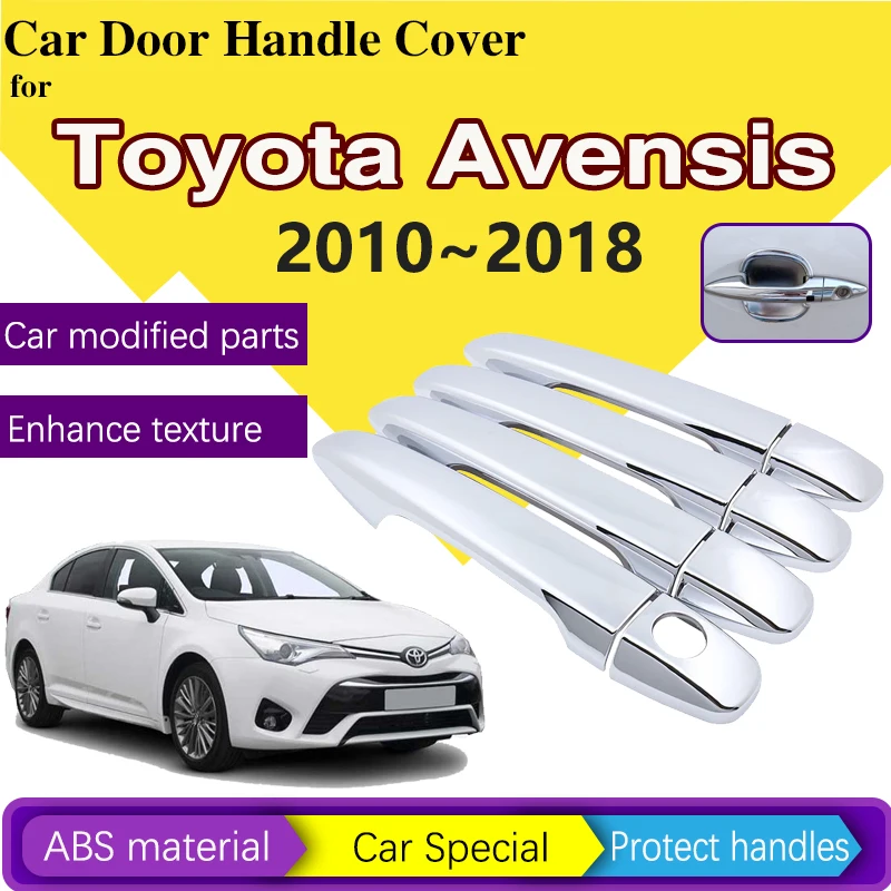 Автомобильная хромированная крышка капота дверной ручки для Toyota Avensis T270 аксессуары 2010 ~ 2018 Автомобильная крышка дверной ручки Стайлинг отделка Набор наклеек
Автомобильная хромированная крышка капота дверной ручки для Toyota Avensis T270 аксессуары 2010 ~ 2018 Автомобильная крышка дверной ручки Стайлинг отделка Набор наклеек