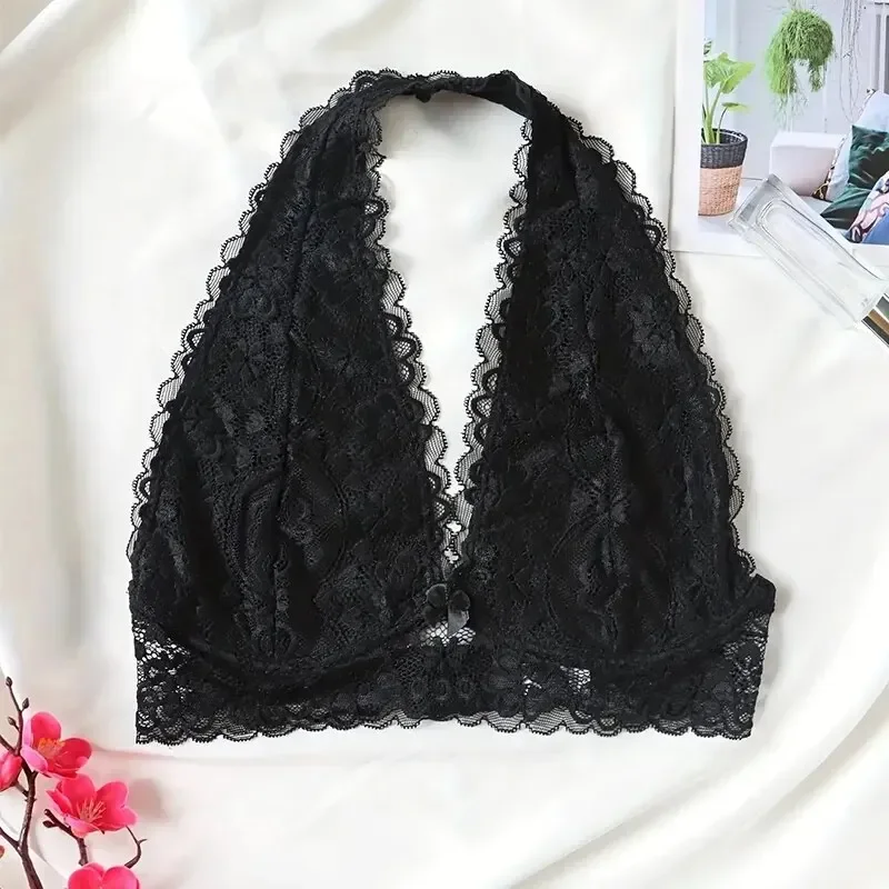 Women Lace Bra With Straps Camisole Underwear Black Free Size Breathable V Neck Soft Comfortabl Casual
Women Lace Bra With Straps Camisole Underwear Black Free Size Breathable V Neck Soft Comfortabl Casual