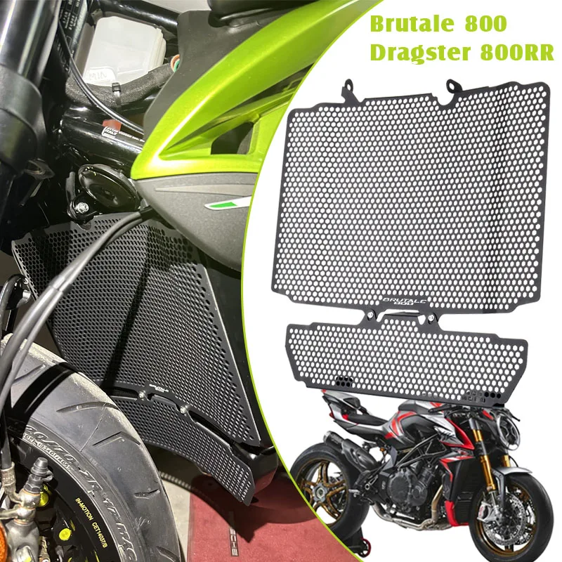 For MV Agusta Brutale 800 16-23 For Italjet Dragster 800/800RR Motorcycle Radiator Guard Grille Cover Protector Protective Grill
For MV Agusta Brutale 800 16-23 For Italjet Dragster 800/800RR Motorcycle Radiator Guard Grille Cover Protector Protective Grill