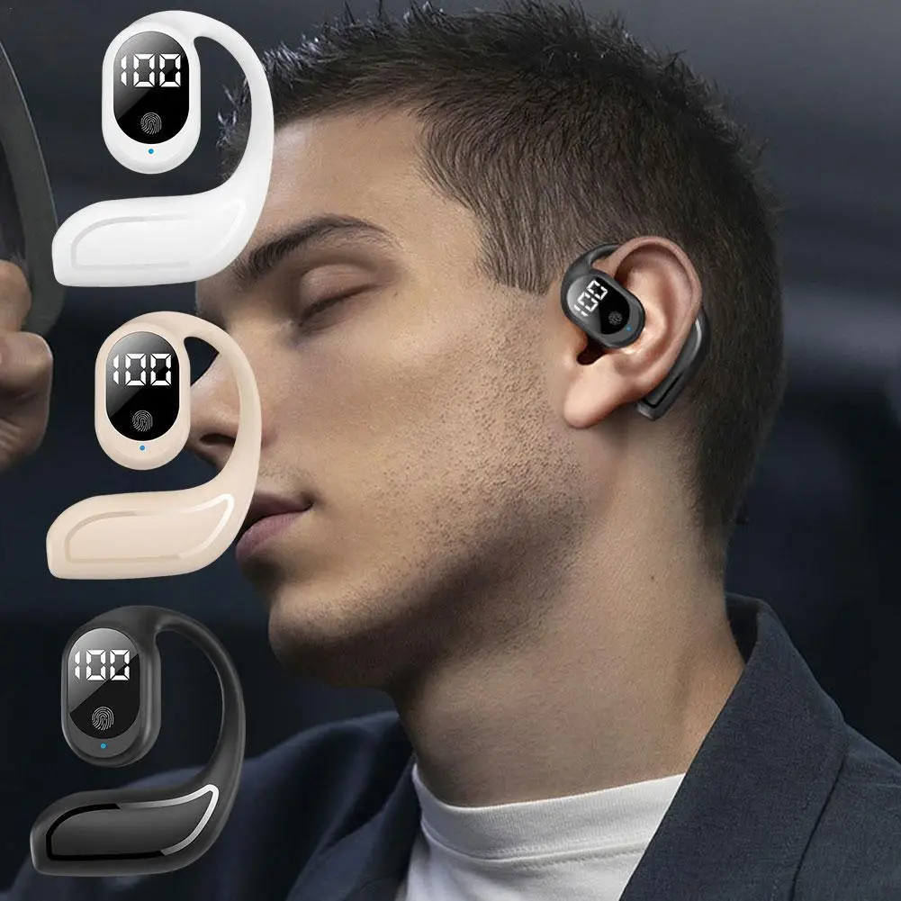 Bluetooth 5.3 Earphone Ear Hook Wireless Earbuds with Mic HiFi Stereo Noise Reduction Headset Waterproof for Huawei iPhone
Bluetooth 5.3 Earphone Ear Hook Wireless Earbuds with Mic HiFi Stereo Noise Reduction Headset Waterproof for Huawei iPhone