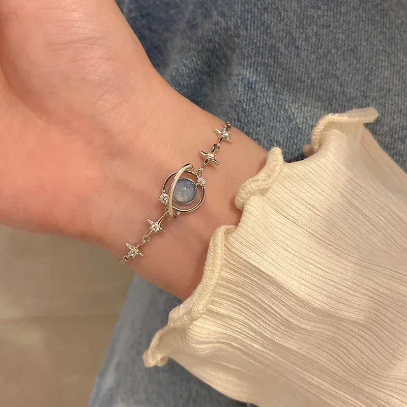New Korean Elegant Opal Space Bracelet for Women Girs Delicate Zircon Starlight Bangles Party Jewelry Accessories Gifts
New Korean Elegant Opal Space Bracelet for Women Girs Delicate Zircon Starlight Bangles Party Jewelry Accessories Gifts