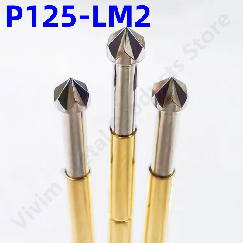 100PCS P125-LM Spring Test Pin Test Probe Pogo Pin P125-LM2 Length 33.35mm Dia2.02mm Pin Head Dia 2.5mm PCB Test Tool SpringTest
100PCS P125-LM Spring Test Pin Test Probe Pogo Pin P125-LM2 Length 33.35mm Dia2.02mm Pin Head Dia 2.5mm PCB Test Tool SpringTest