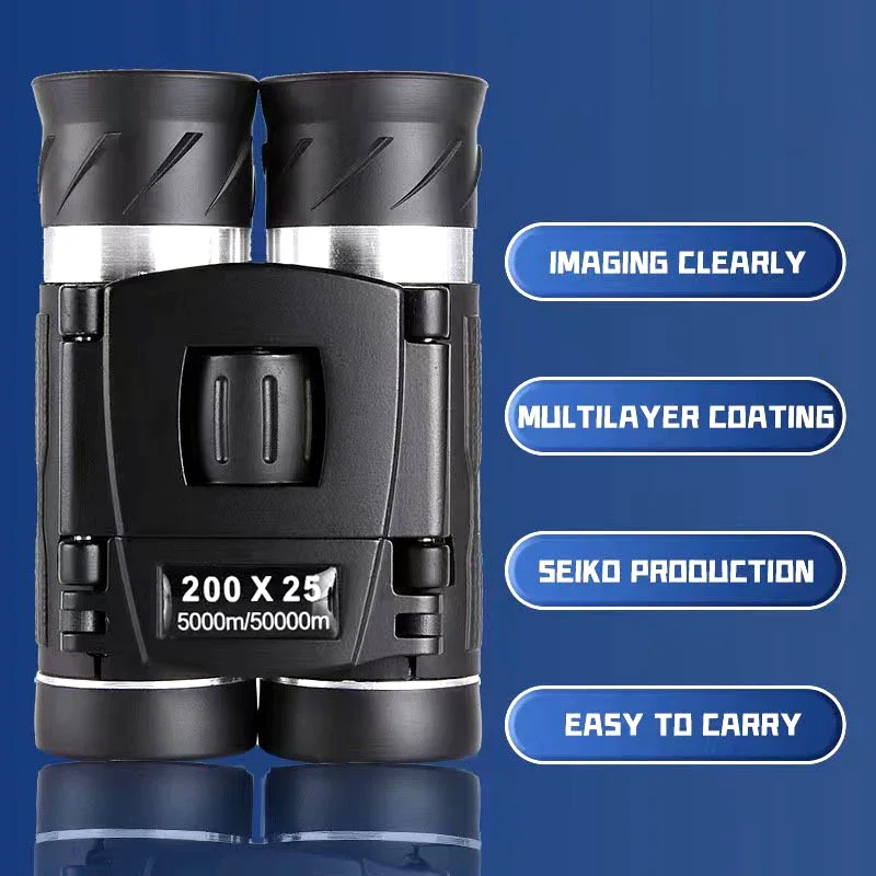 

200X25 Binoculars Telescope FMC 8X Central Focal Length BAK4 Eyepiece 10mm Objective 22mm Outdoor Products