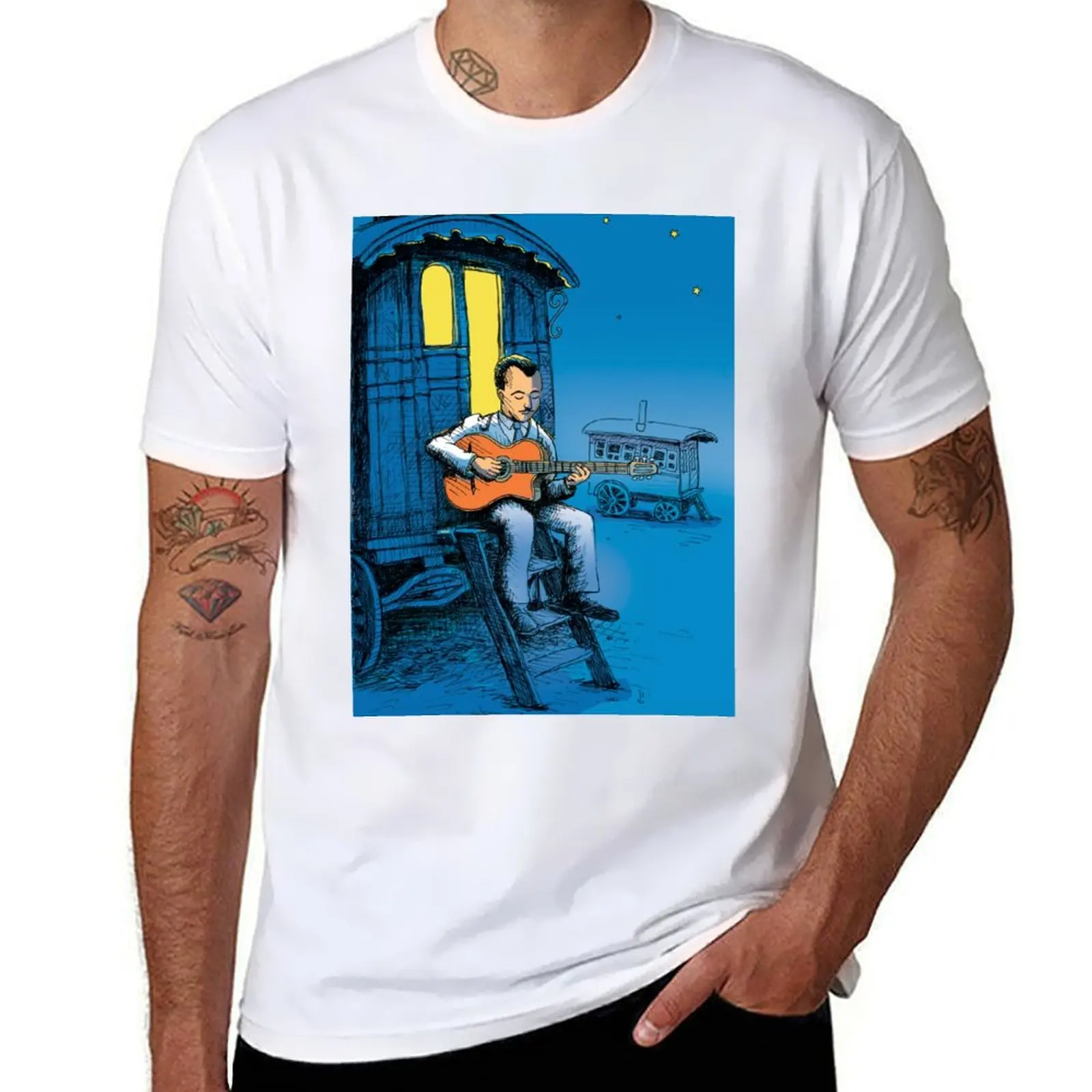 Django Reinhardt T-shirt kawaii clothes aesthetic clothes plain black t shirts men
Django Reinhardt T-shirt kawaii clothes aesthetic clothes plain black t shirts men