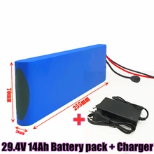 24V 14Ah 7s2p 18650 Battery Lithium ion Battery 29.4V 14000mAh Electric Bicycle Moped / Electric Tool + 29.4v 2a Charger
24V 14Ah 7s2p 18650 Battery Lithium ion Battery 29.4V 14000mAh Electric Bicycle Moped / Electric Tool + 29.4v 2a Charger
