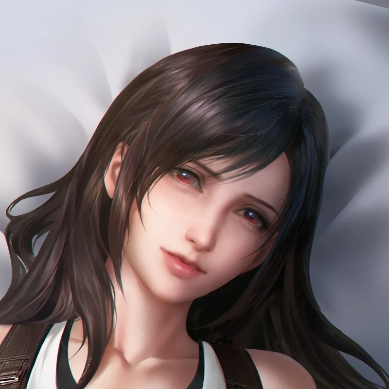 

Anime Final Fantasy VII Tifa Lockhart Dakimakura 2WAY Hugging Body Pillow Case Cosplay Japanese Otaku Cushion Cover Gifts NMS