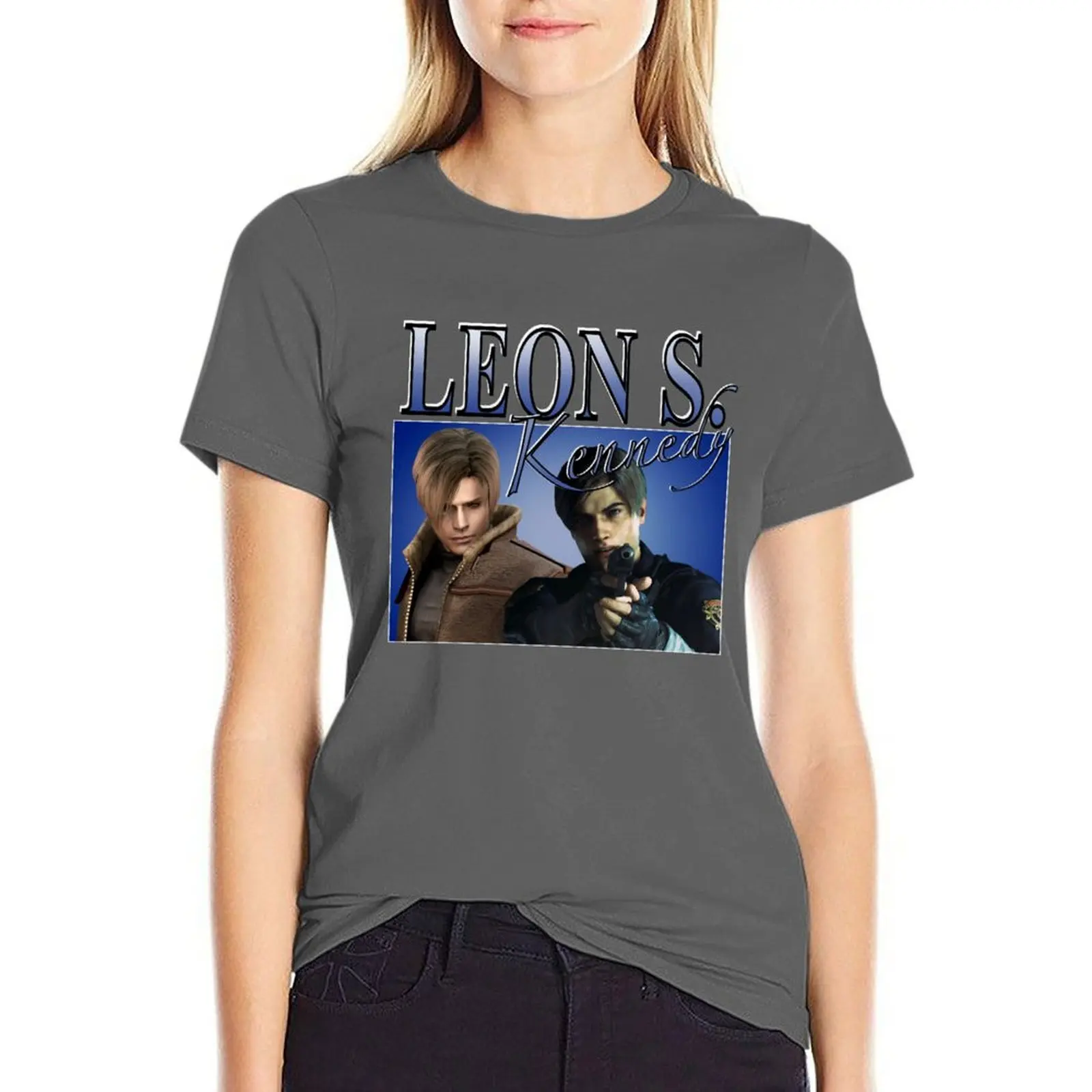 Leon S. Kennedy Appreciation T-Shirt Women tops oversized t shirts for Women Women's t-shirt
Leon S. Kennedy Appreciation T-Shirt Women tops oversized t shirts for Women Women's t-shirt