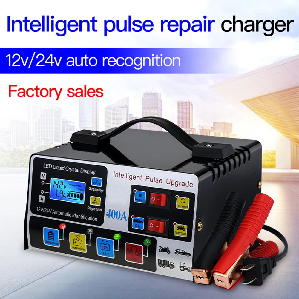 1PCS 12-24V Car Battery Charger Fully Automatic High Frequency Intelligent Pulse Repair LCD For Automotive Motorcycles Minivans
1PCS 12-24V Car Battery Charger Fully Automatic High Frequency Intelligent Pulse Repair LCD For Automotive Motorcycles Minivans