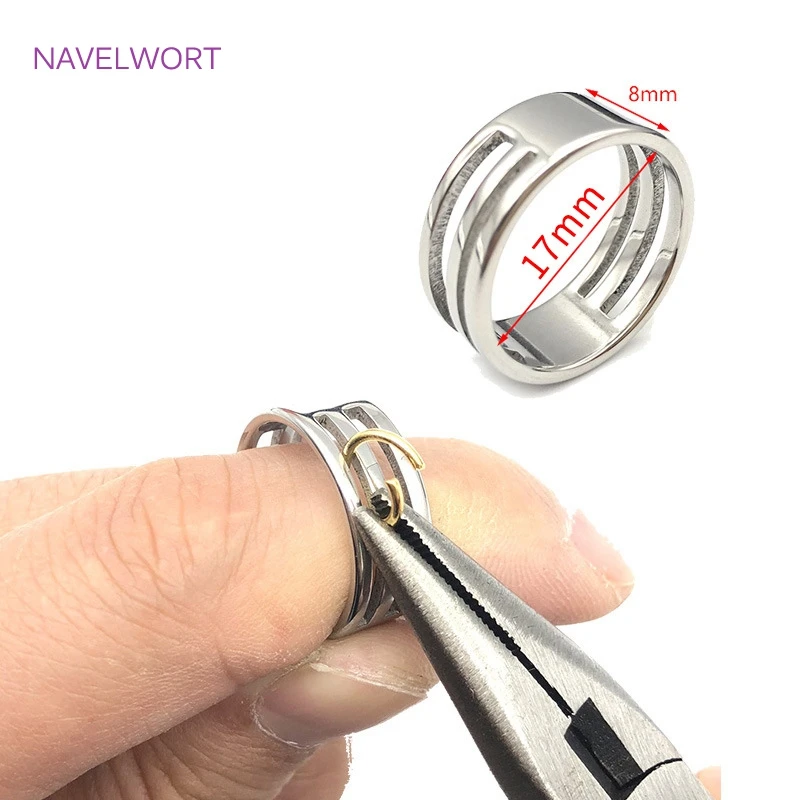 

Stainless Steel Jump Ring Open Ring Tools For Jewelry Making Supplies Circle Bead Pliers Opening Tools DIY Jewelry Materials