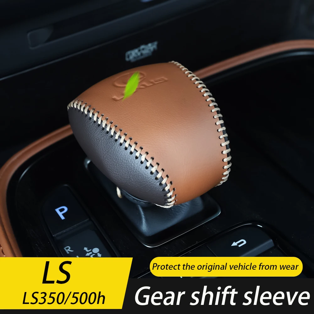 Чехол для рычага переключения передач Lexus LS500h/350, кожаный чехол для защиты рычага переключения передач, аксессуары для украшения интерьера 18-24
Чехол для рычага переключения передач Lexus LS500h/350, кожаный чехол для защиты рычага переключения передач, аксессуары для украшения интерьера 18-24
