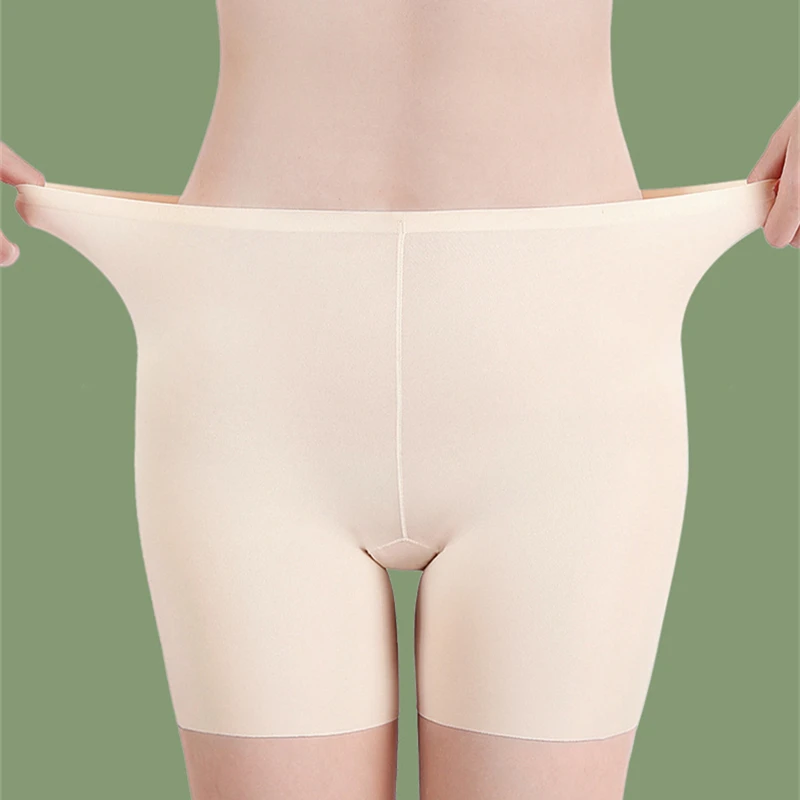 Seamless Shorts High Waist Boxer Panties Ice Silk Boxers for Women High Elasticity Women's Panties Soft Female Underwear
Seamless Shorts High Waist Boxer Panties Ice Silk Boxers for Women High Elasticity Women's Panties Soft Female Underwear