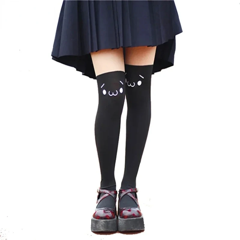 

So Cute Code Anime Gilt Silver Hosiery Splicing Socks Drop Ship Pantyhose Wholesale Price