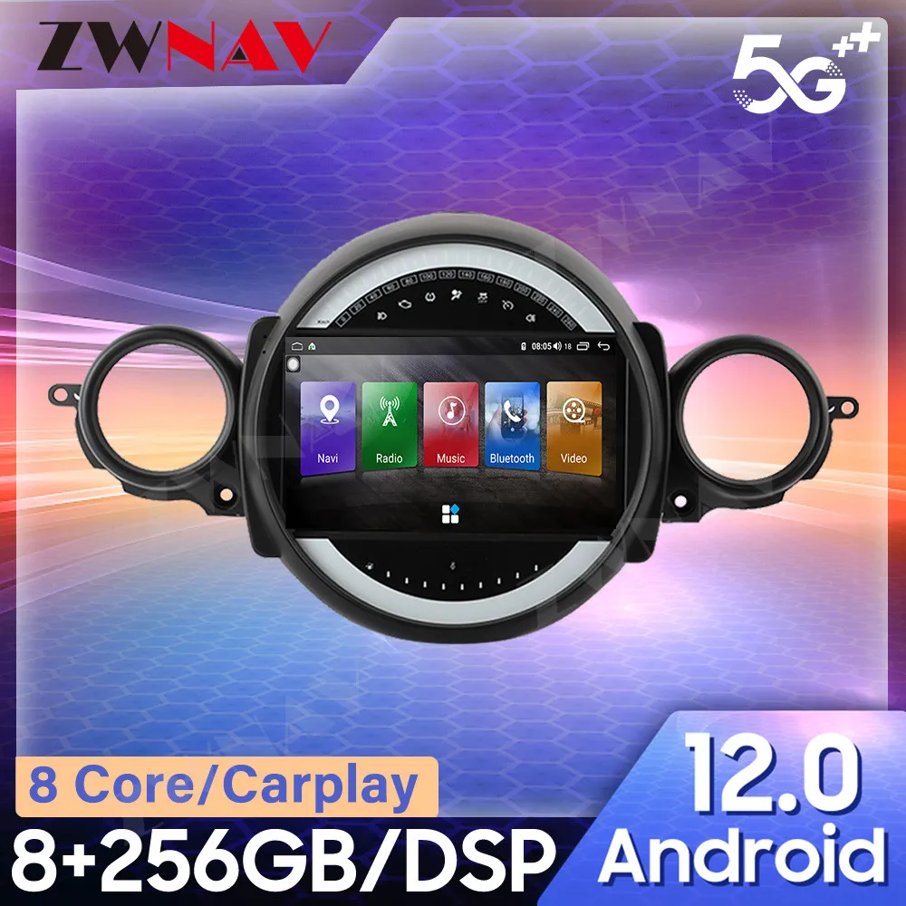 

Автомагнитола для BMW mini 2007-2014 CARPLAY Android 12, автомобильный радиоприемник, Авторадио, мультимедийный плеер, GPS-навигация