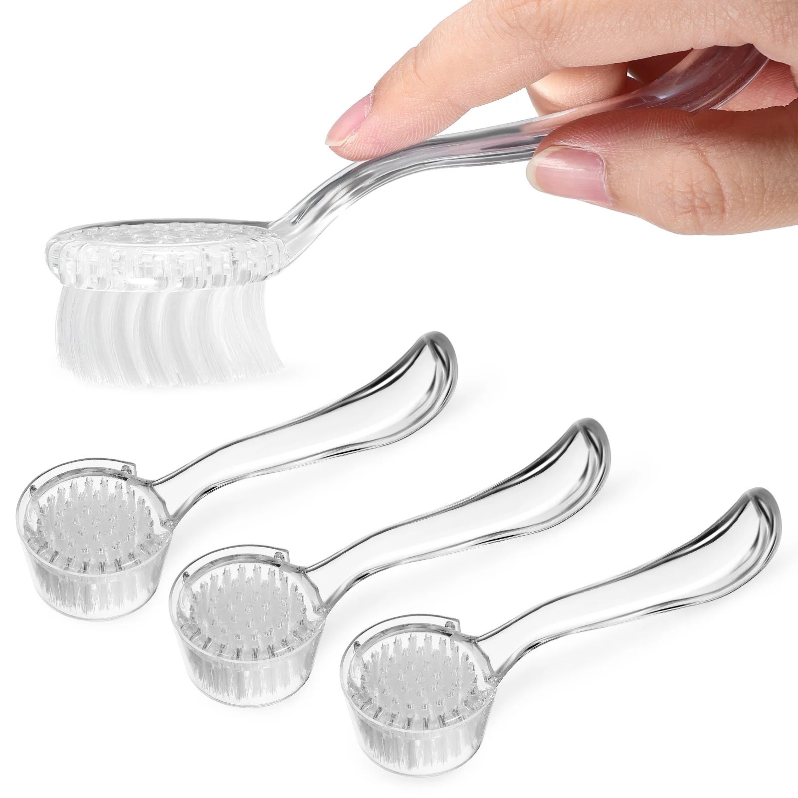 3pcs Nail Brush Cleaner Scrub Brush Manicure Brush Scrubbing Tool for Fingernails Toenails
3pcs Nail Brush Cleaner Scrub Brush Manicure Brush Scrubbing Tool for Fingernails Toenails