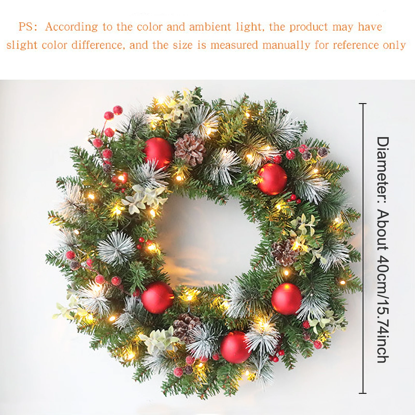 Hi Wreaths for Front Door Christmas Wreath Prelit Handmade Fall Decorations for Front Door Valentines Day Wreath with Lights
Hi Wreaths for Front Door Christmas Wreath Prelit Handmade Fall Decorations for Front Door Valentines Day Wreath with Lights